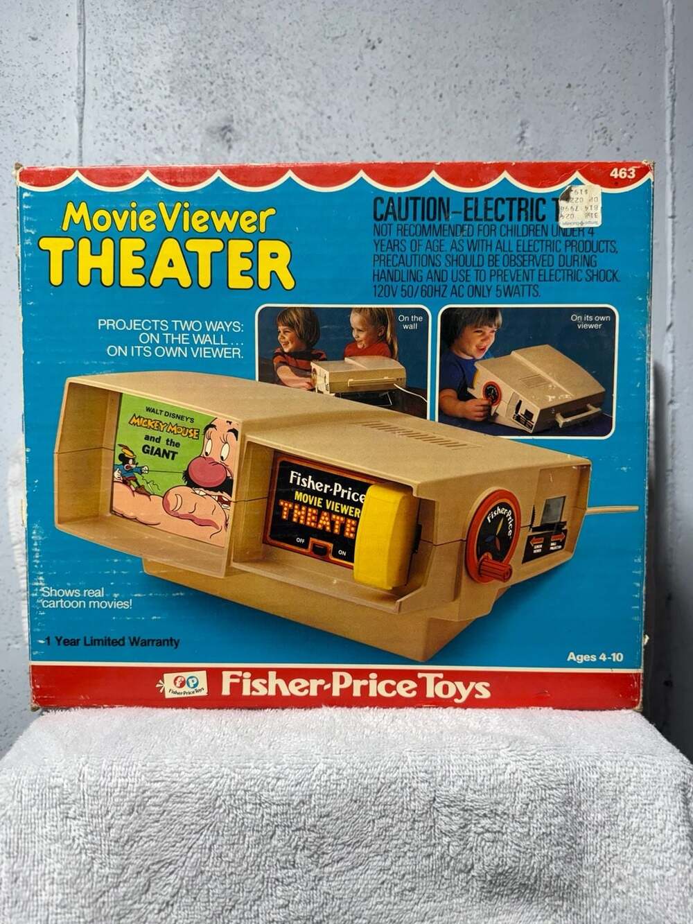 Fisher Price Movie Viewer Theater Model 463 With Box
